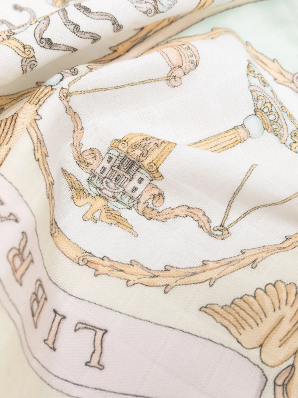 Atelier Choux Zodiac Printed Blanket In Multi