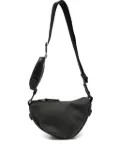 Rains curved zip-fastening shoulder bag - Black