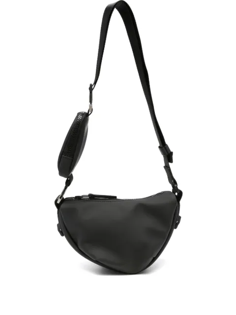 Rains curved zip-fastening shoulder bag