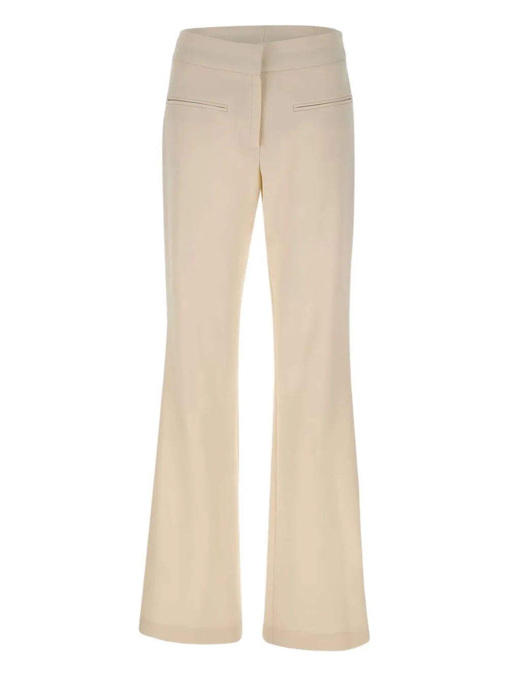 Courrèges Welt-pocket Bootcut Trousers In Neutral