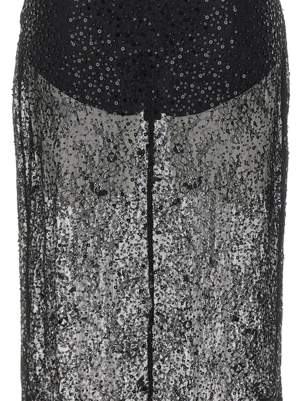 Herskind Risa Sequin-embellished Midi Skirt In Black