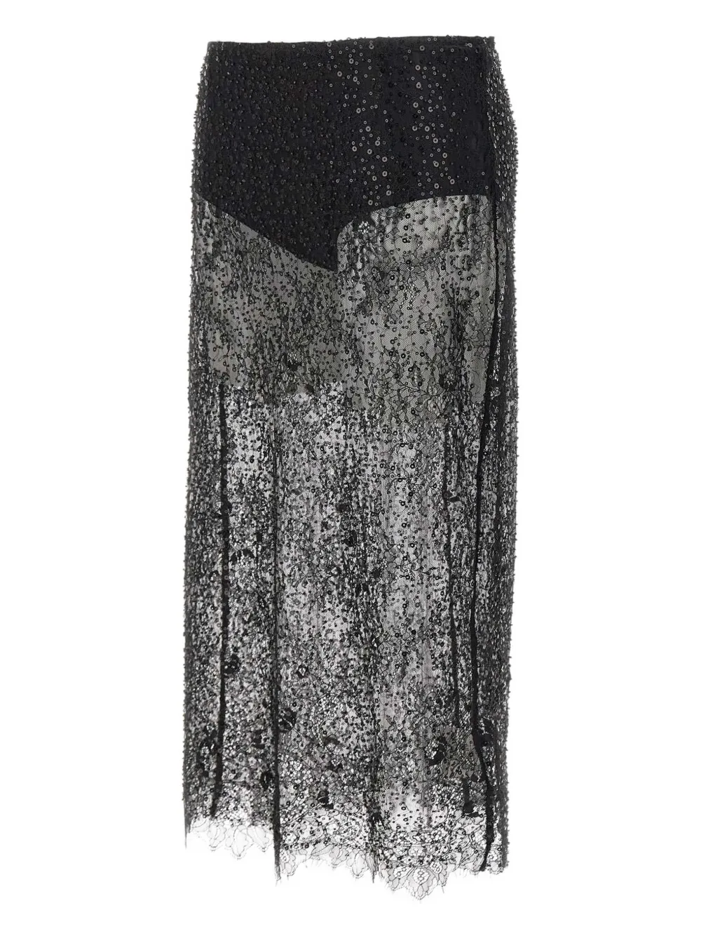 HERSKIND Risa sequin-embellished midi skirt - ブラック HERSKIND Risa sequin-embellished midi skirt - ブラック