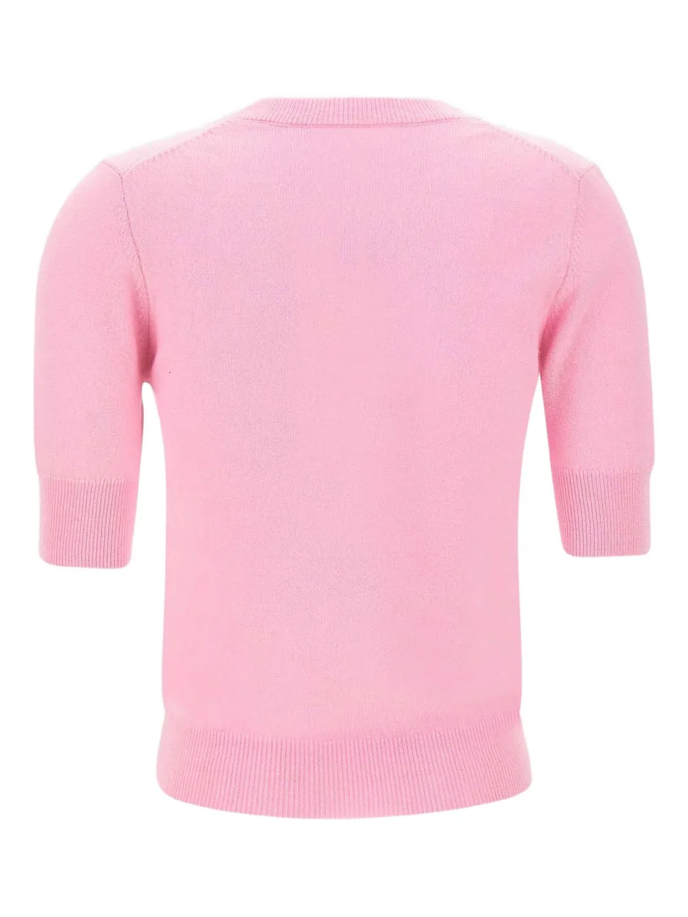 Herskind Short-sleeve Crew-neck Sweater In Pink