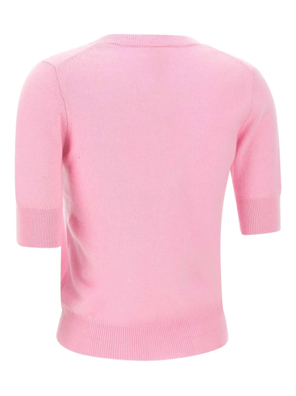 Herskind Short-sleeve Crew-neck Sweater In Pink
