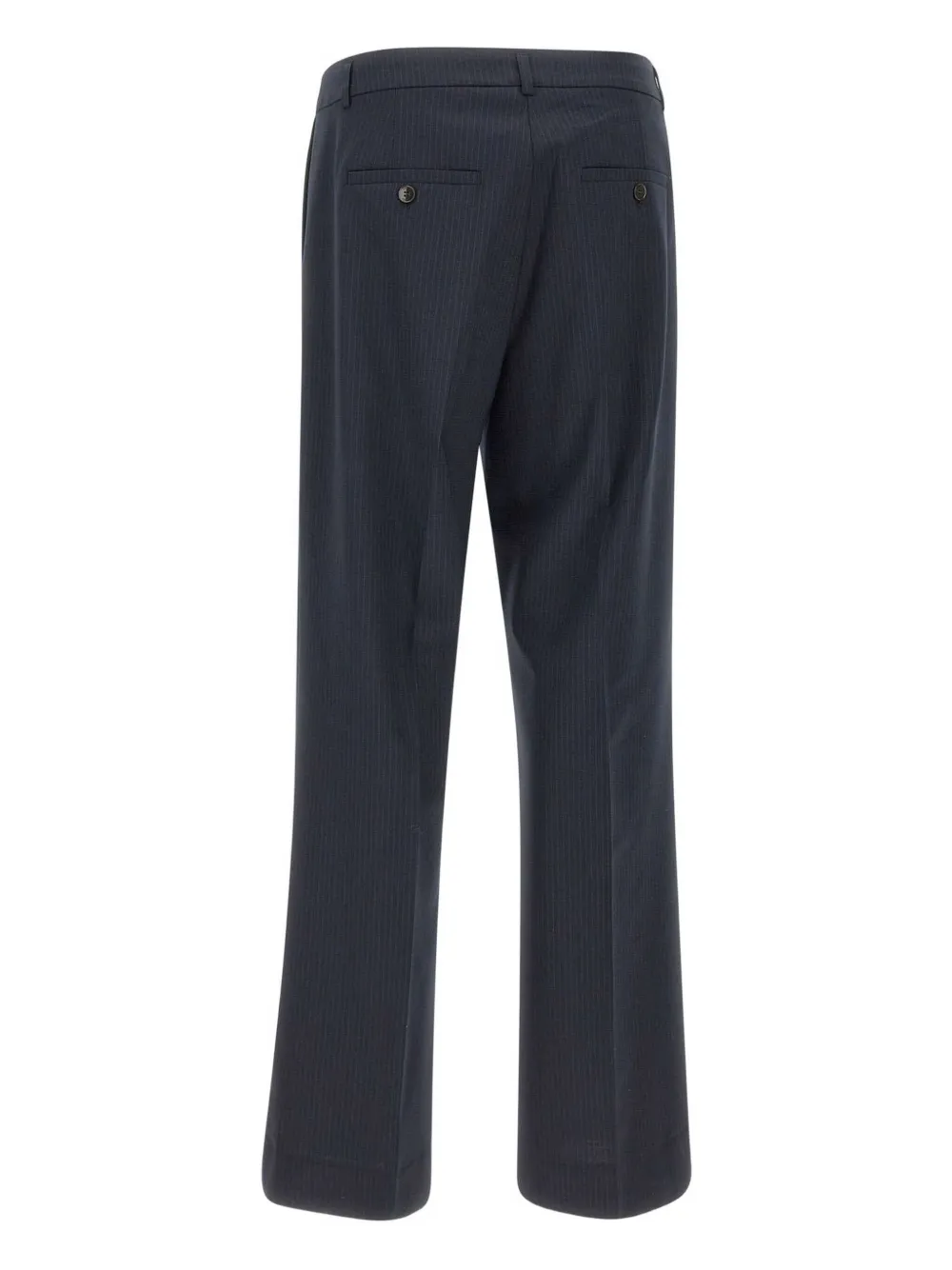 HERSKIND Broek met krijtstreep - Blauw