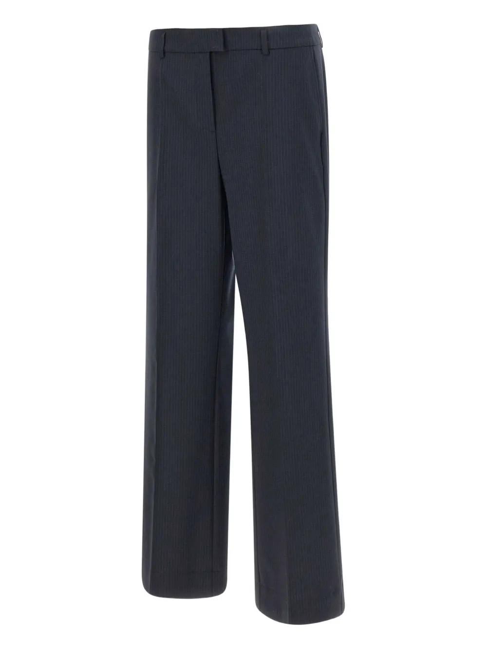 HERSKIND pinstripe straight-leg trousers | Blue | Image 1