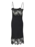 HERSKIND Linus lace-trimmed midi dress - Black