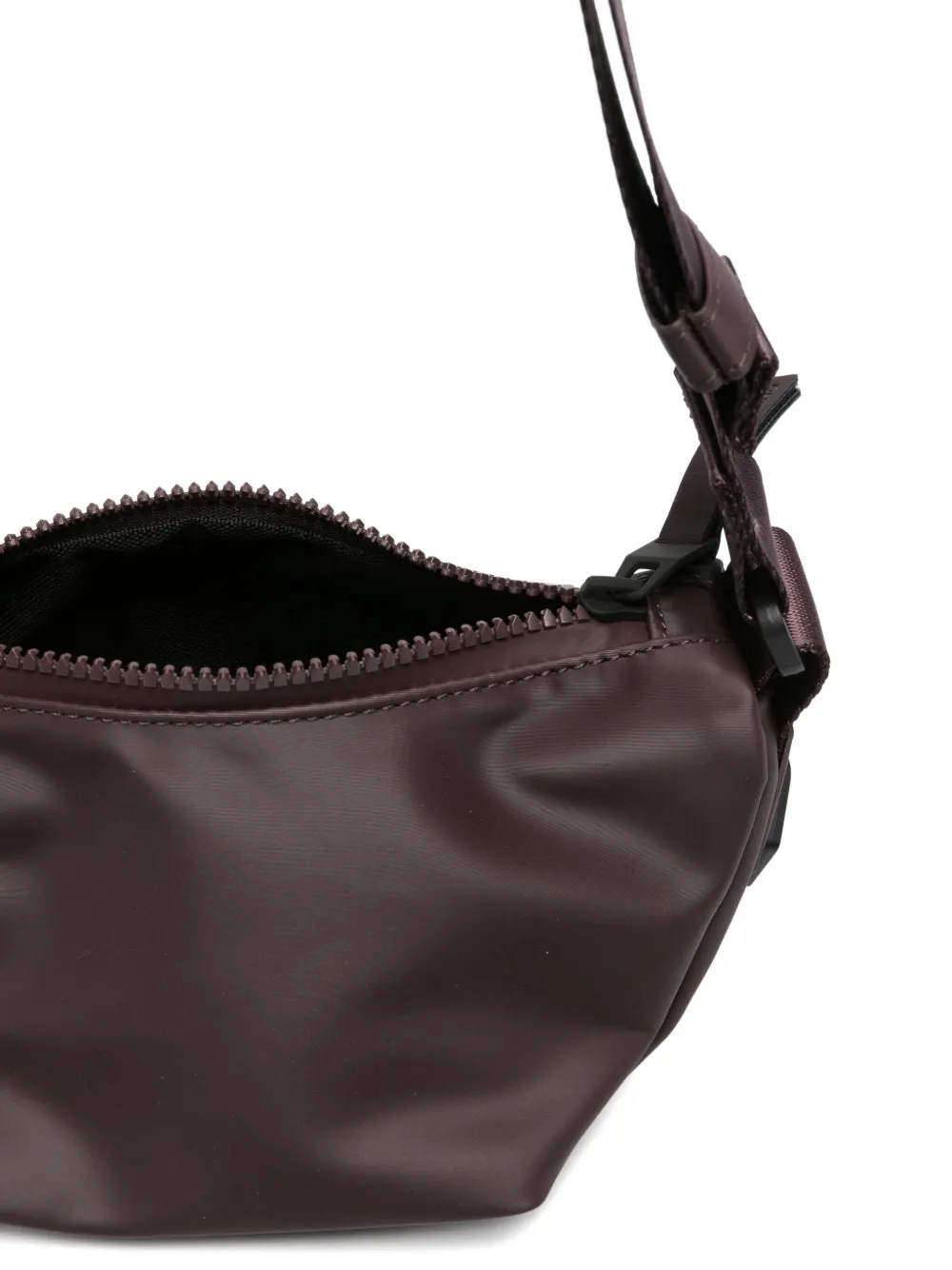 Rains Attached-pocket Shoulder Bag In Brown