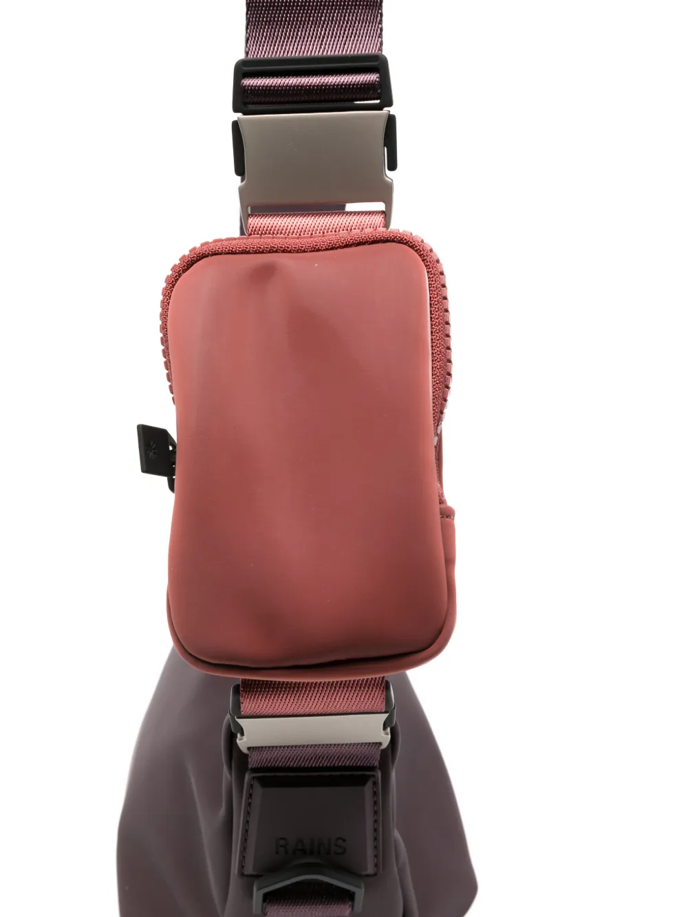 Rains Schoudertas met bevestigde zak Bruin