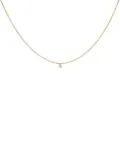 We by WHITEbIRD 18K yellow gold Emilie diamond solitaire necklace