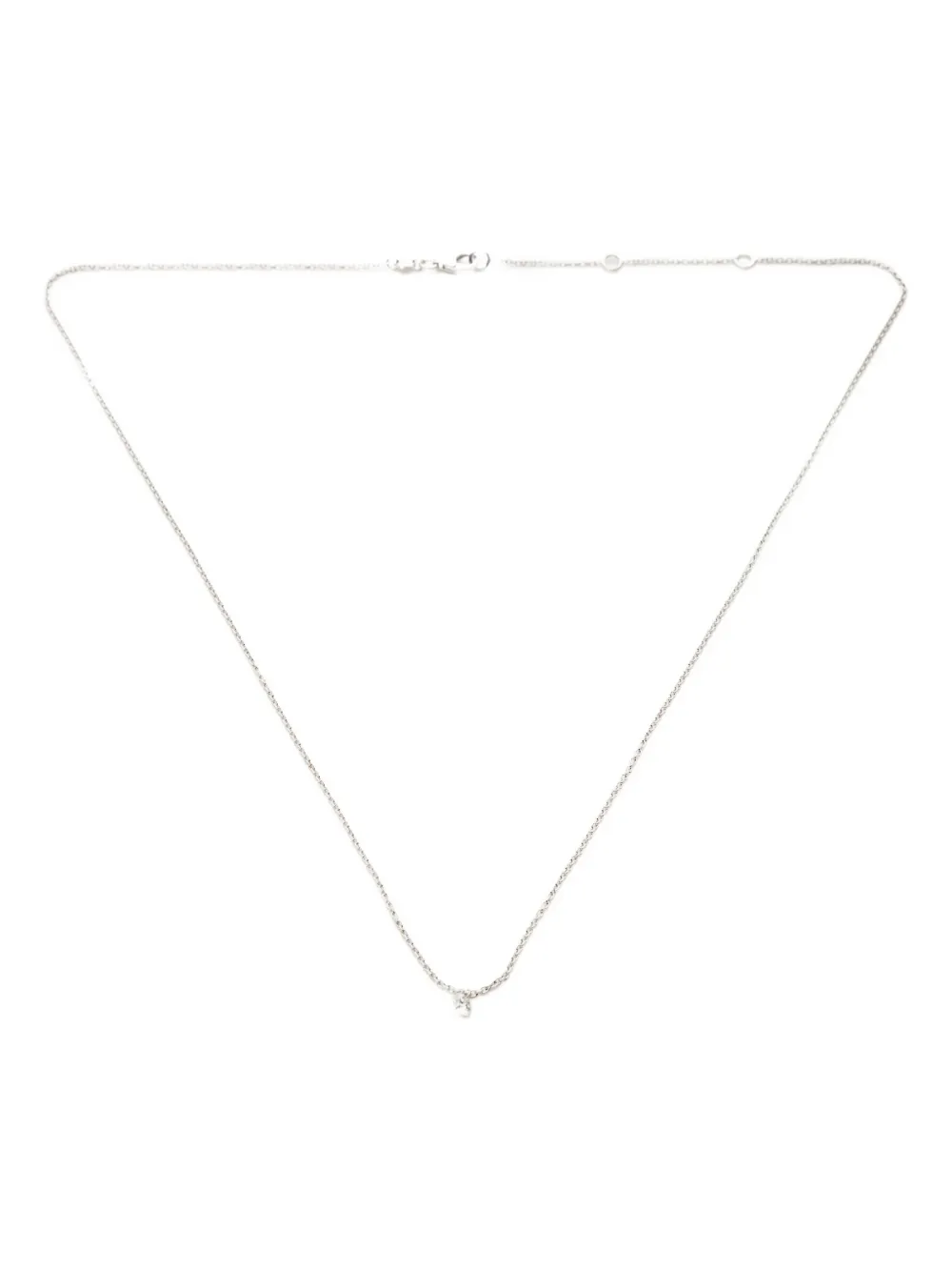 We by WHITEbIRD 18K white gold Emilie diamond solitaire necklace - We by WHITEbIRD 18K white gold Emilie diamond solitaire necklace -