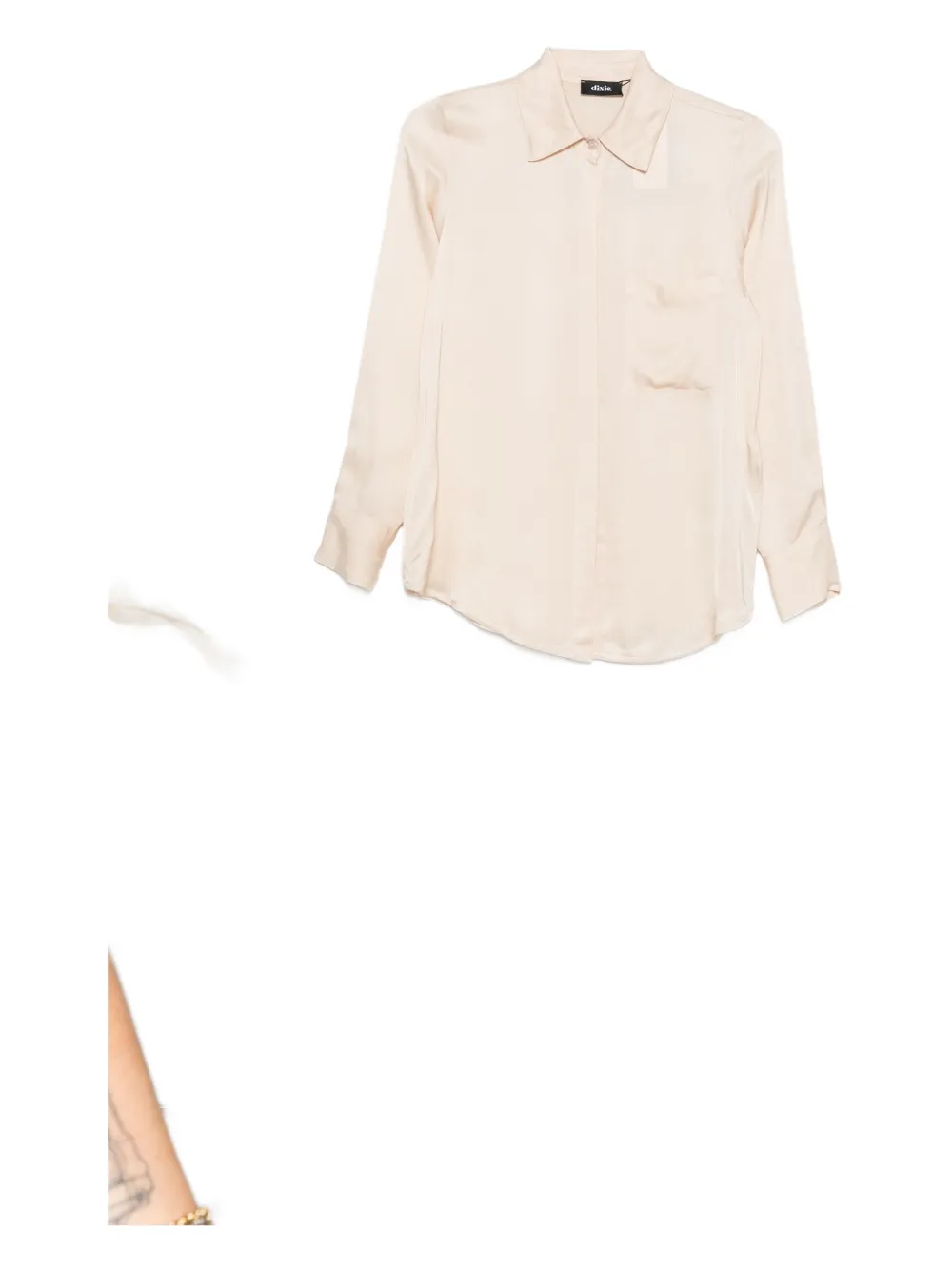 DIXIE pocket-chest cotton shirt | Neutrals | Image 1