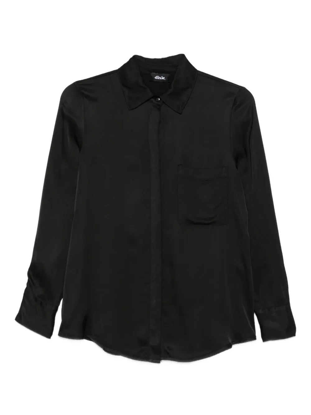 DIXIE Langärmeliges Hemd mit Brusttasche | Schwarz | Image 1