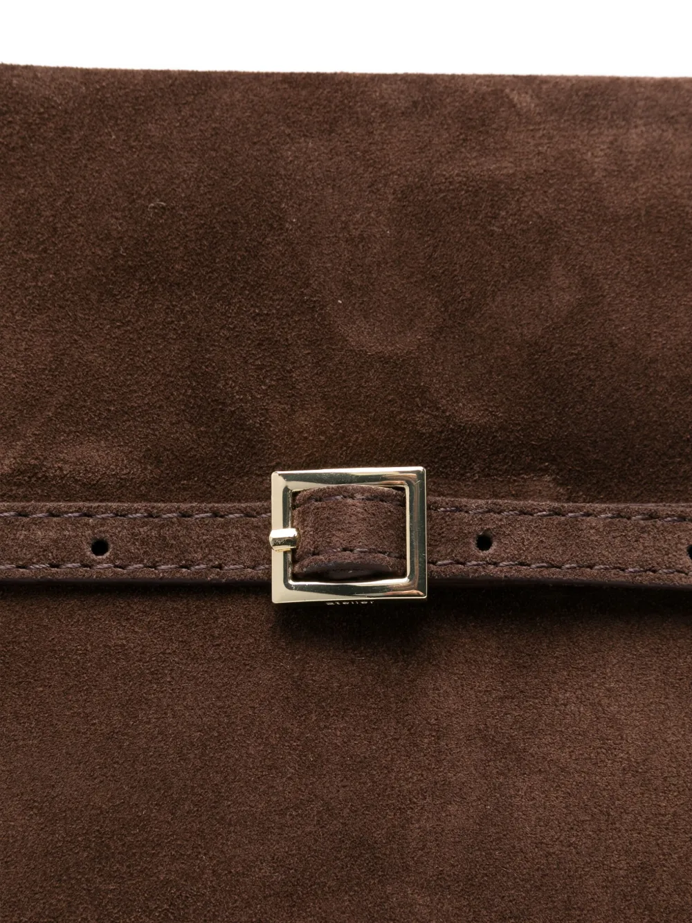 Manu Atelier Le Cambon Suede Handbag In Brown