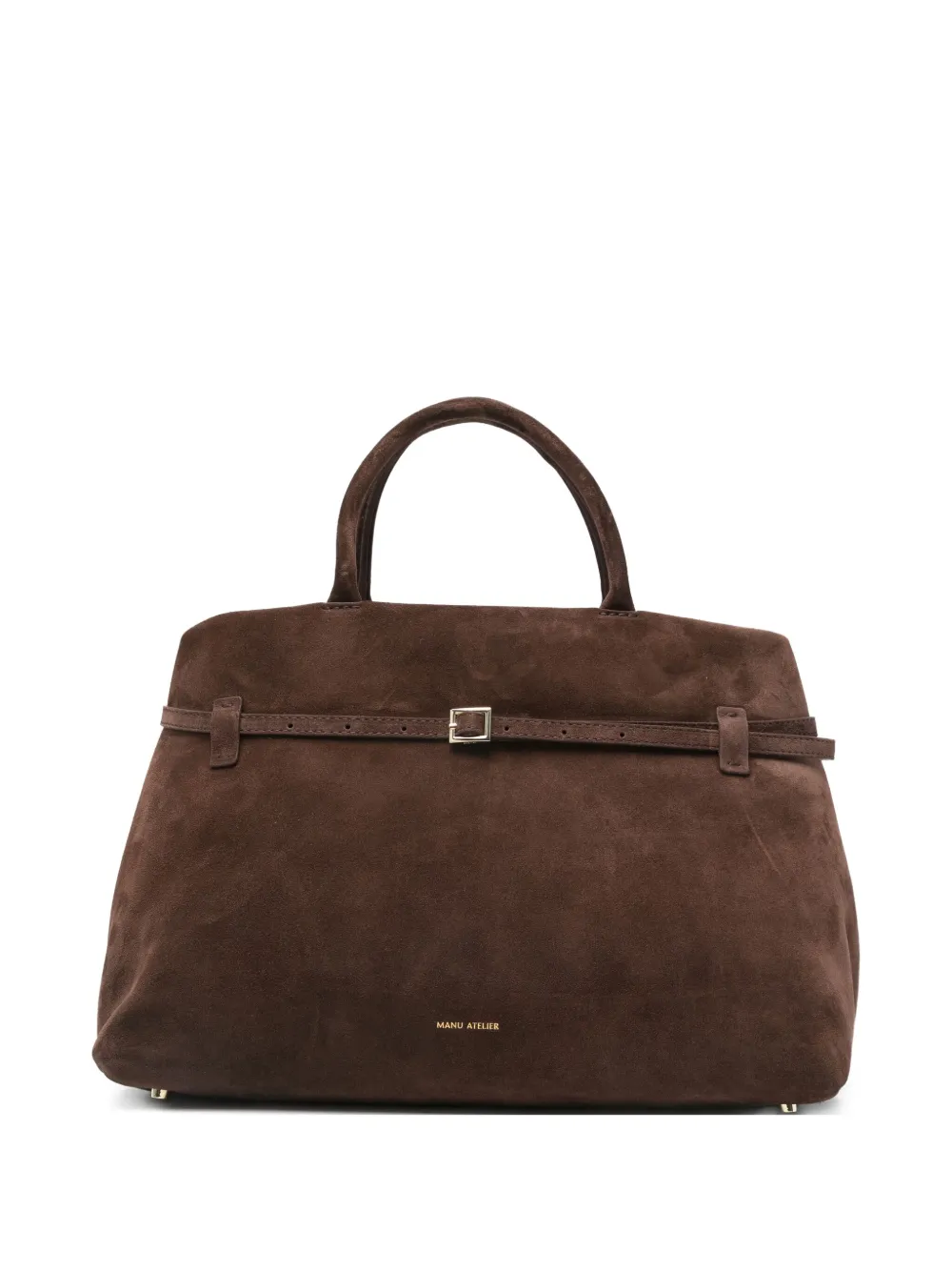 Manu Atelier Le Cambon suede handbag | Brown | Image 1