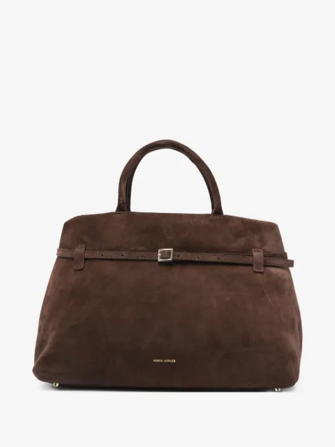 Manu Atelier Le Cambon suede handbag