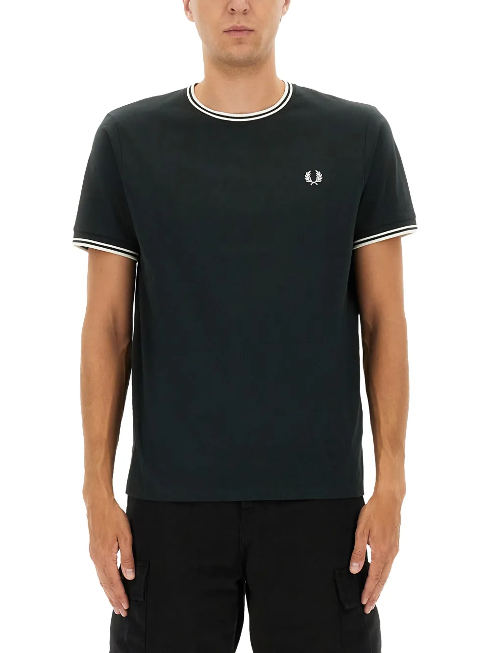 Fred Perry short-sleeves logo-embroidered T-Shirt - Groen