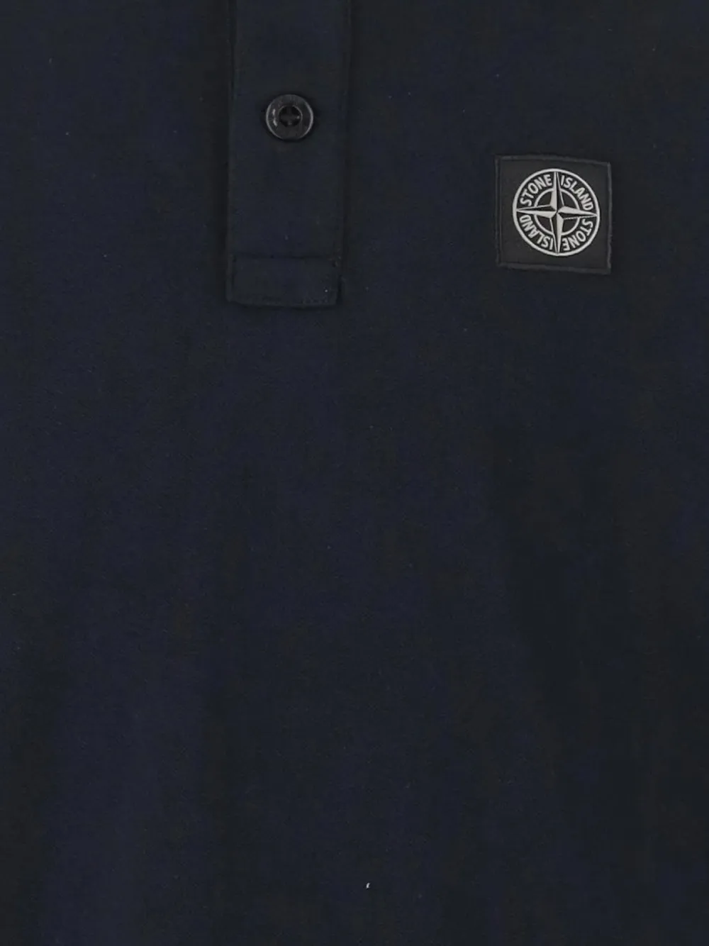 Stone Island Junior Poloshirt met logopatch Blauw