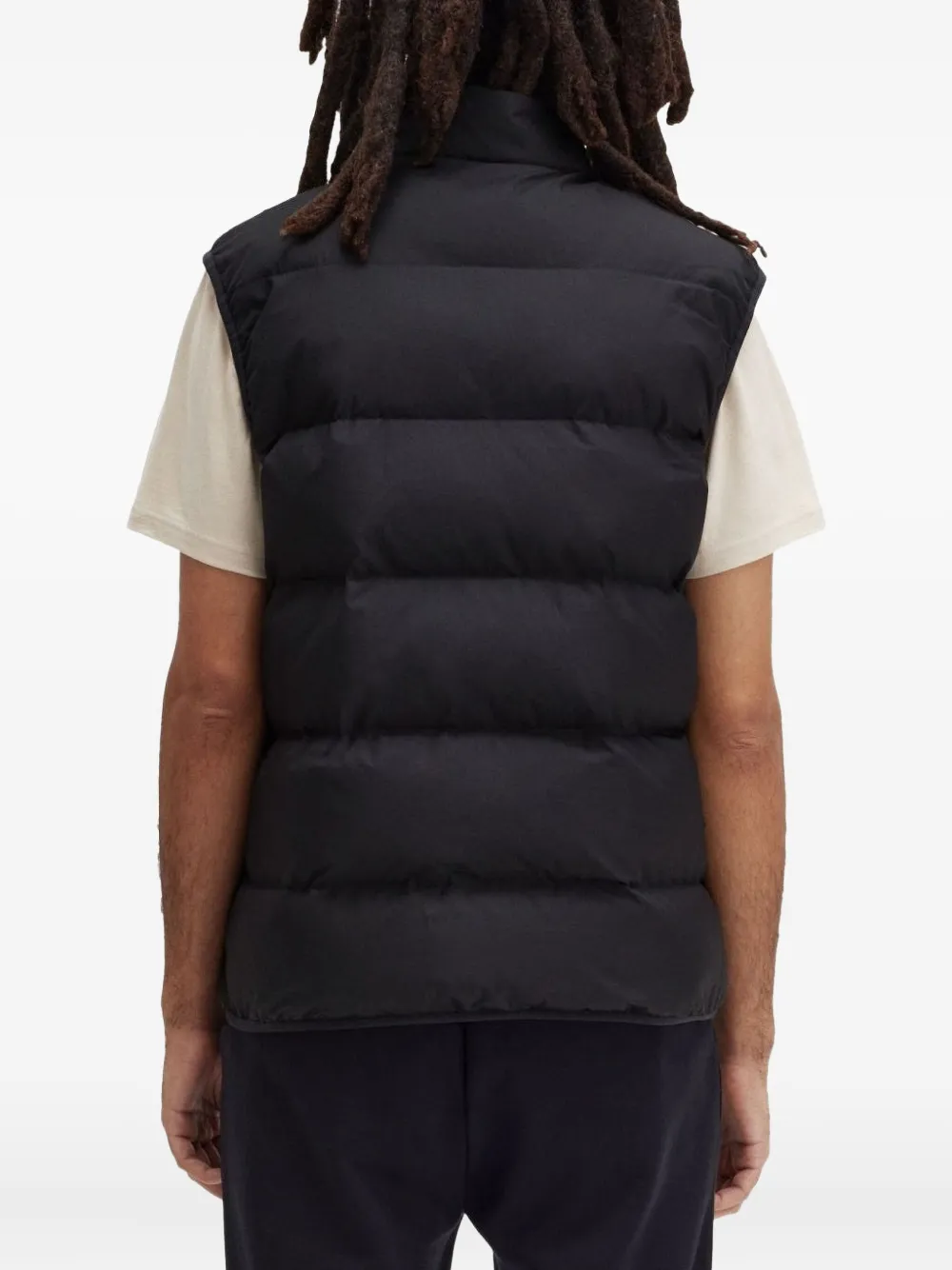 Fred Perry Bodywarmer met rits Zwart