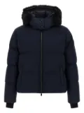 Moose Knuckles Misti fur-trimmed puffer jacket - Blue