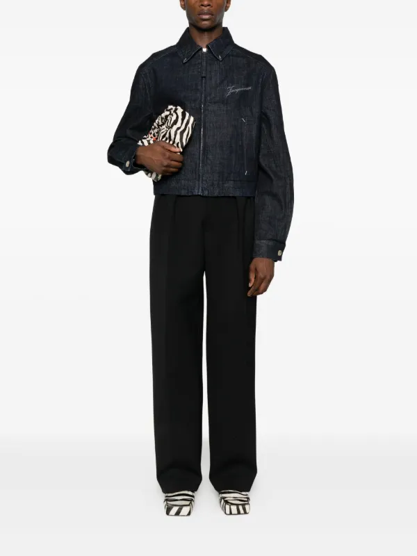 Jacquemus La Veste De-Nîmes Canevas Jacket | Blue | FARFETCH