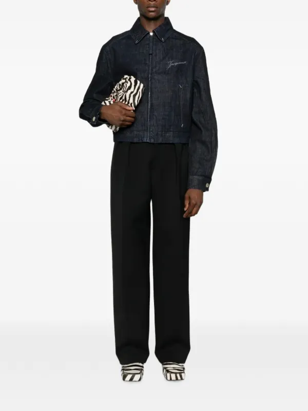 Jacquemus The Canevas De-Nîmes Denim Jacket | Blue | FARFETCH