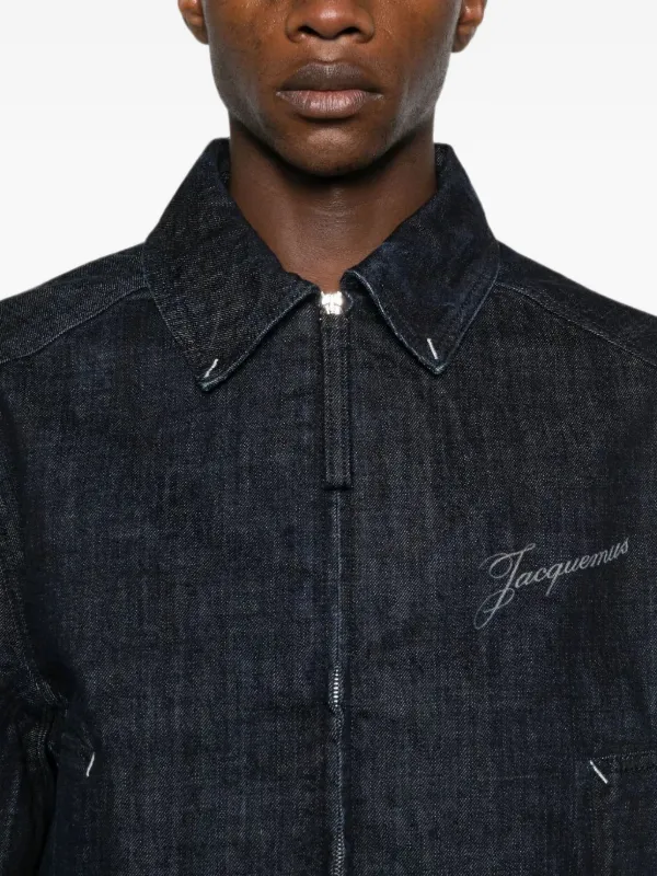 Jacquemus The Canevas De-Nîmes Denim Jacket | Blue | FARFETCH