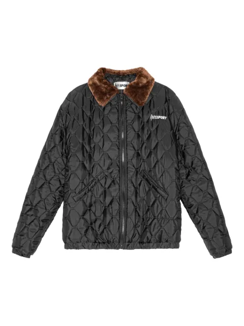 OpéraSPORT quilted trimmed-collar puffer jacket