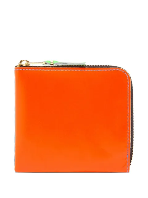 Comme Des Garçons Super Fluo zip-around wallet