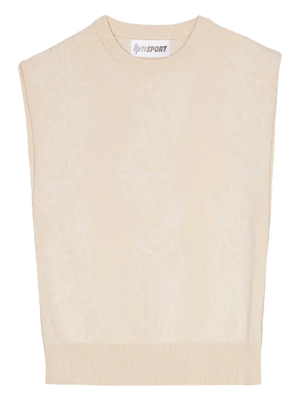 OpéraSPORT Camille sleeveless knitted vest | Neutrals | Image 1