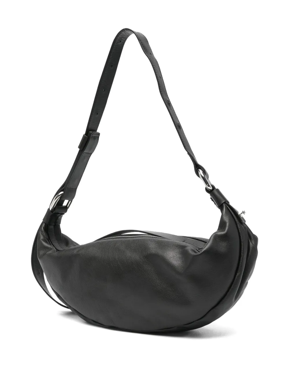 Vic Matie leather shoulder bag - Zwart