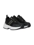 Michael Kors Kids logo-print platform sneakers - Black