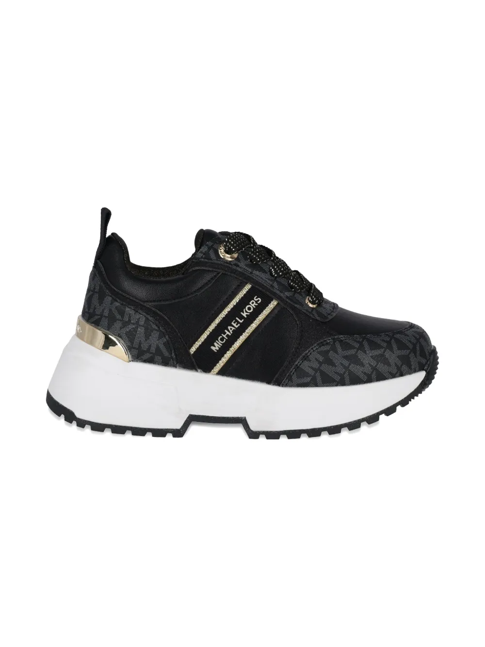 Michael Kors Kids logo-print platform sneakers | Girls Shoes | Image 2