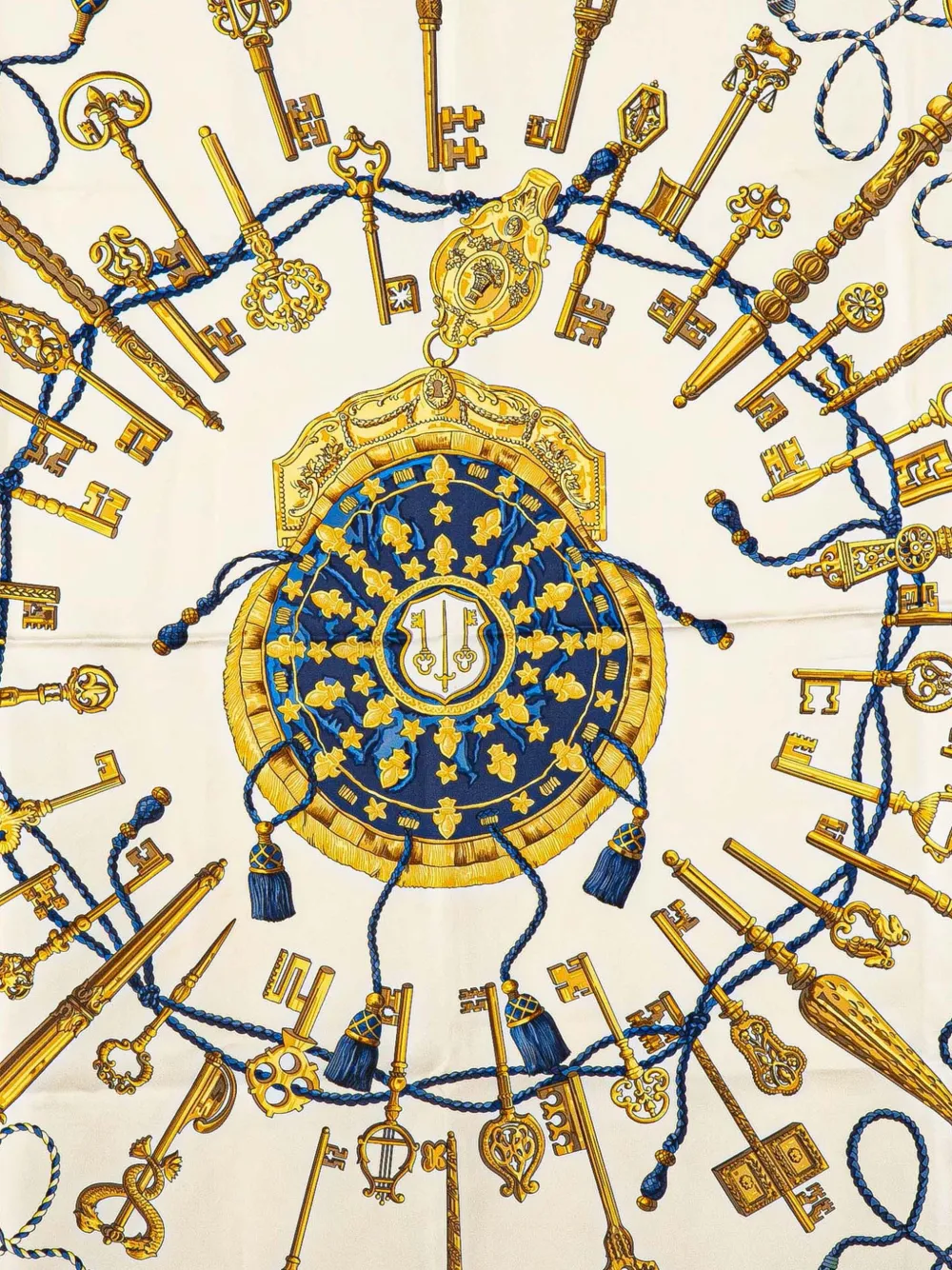 Hermès Pre-Owned 20th Century Les Cles Silk Scarf scarves | Image 2