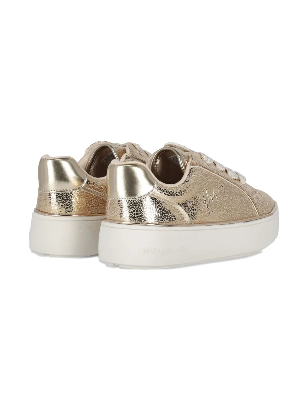 Michael Kors Kids logo-embellished sneakers Gold