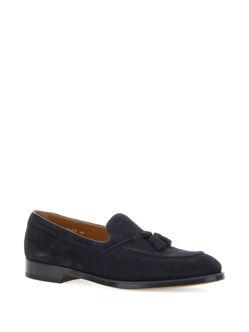 Doucal's tassel-detail suede loafers Blue