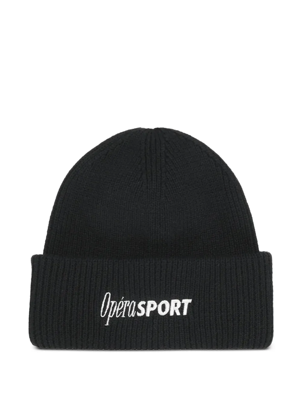 OpéraSPORT Andrè embroidered-logo beanie | Black | Image 1