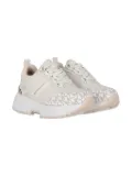 Michael Kors Kids logo-plaque platform sneakers - White