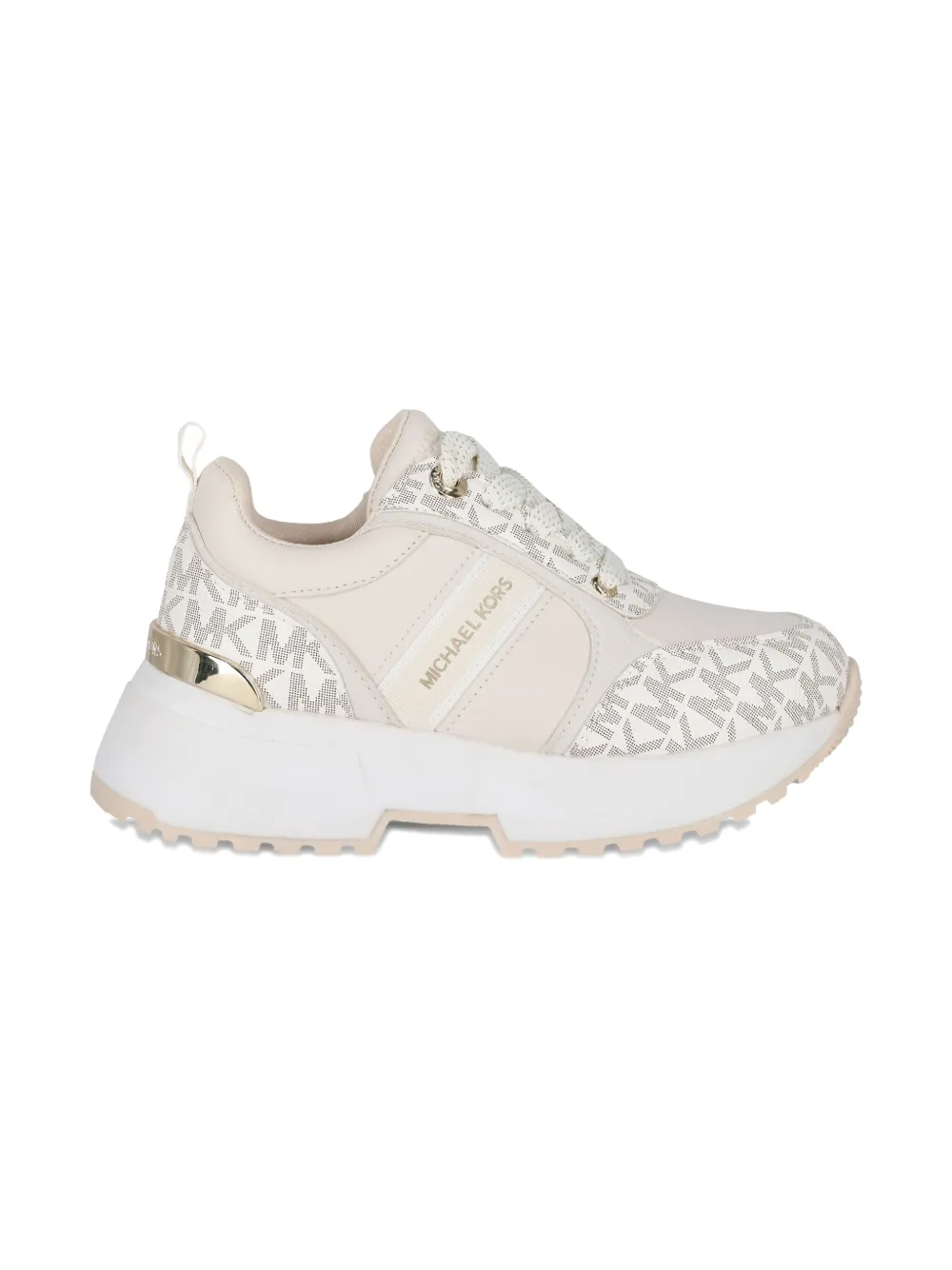Michael Kors Kids logo-plaque platform sneakers | Girls Shoes | Image 2