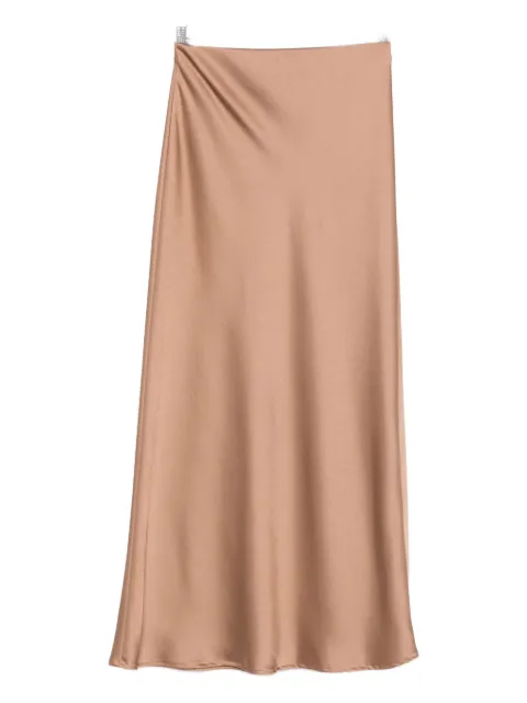 DIXIE satin midi skirt