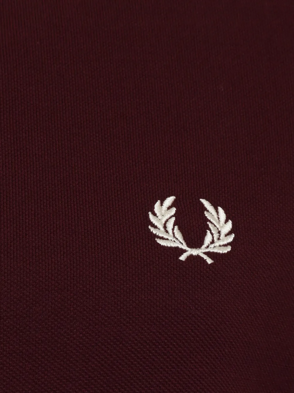 Fred Perry Poloshirt met geborduurd logo Rood
