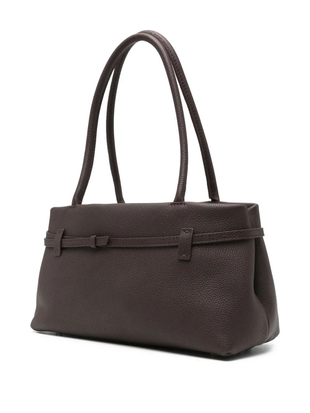 Manu Atelier Le Cambon East West schoudertas Bruin
