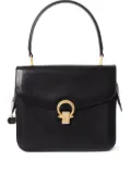Celine Pre-Owned 1990s top-handle calfskin leather handbag - Black