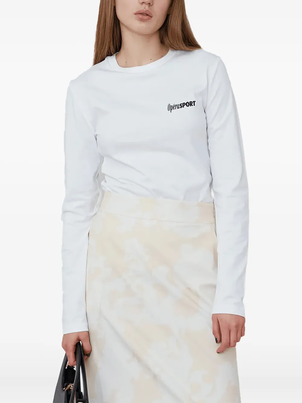 OpéraSPORT Clara organic-cotton long-sleeved T-shirt | T-Shirts & Jersey Shirts | Image 2