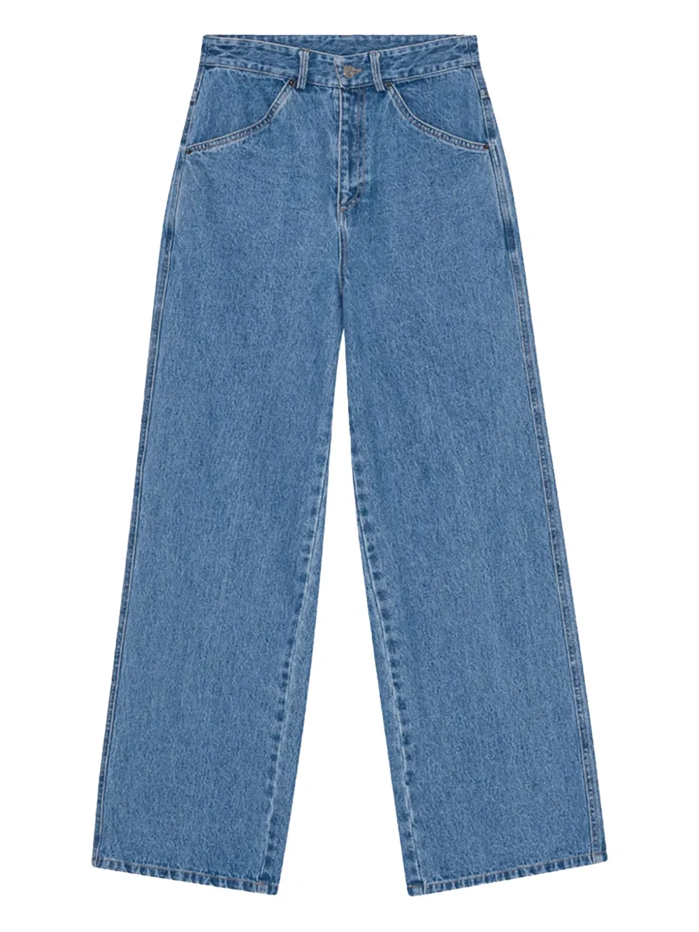 OpéraSPORT Camèlia embroidered-pocket jeans | Blue | Image 1