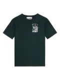 OpéraSPORT Marcel graphic-print organic-cotton T-shirt - Green