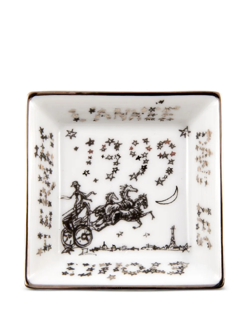 Hermès Pre-Owned  2001 '1999' star-print organizer tray (8cm x 8cm) | Women | Image 2