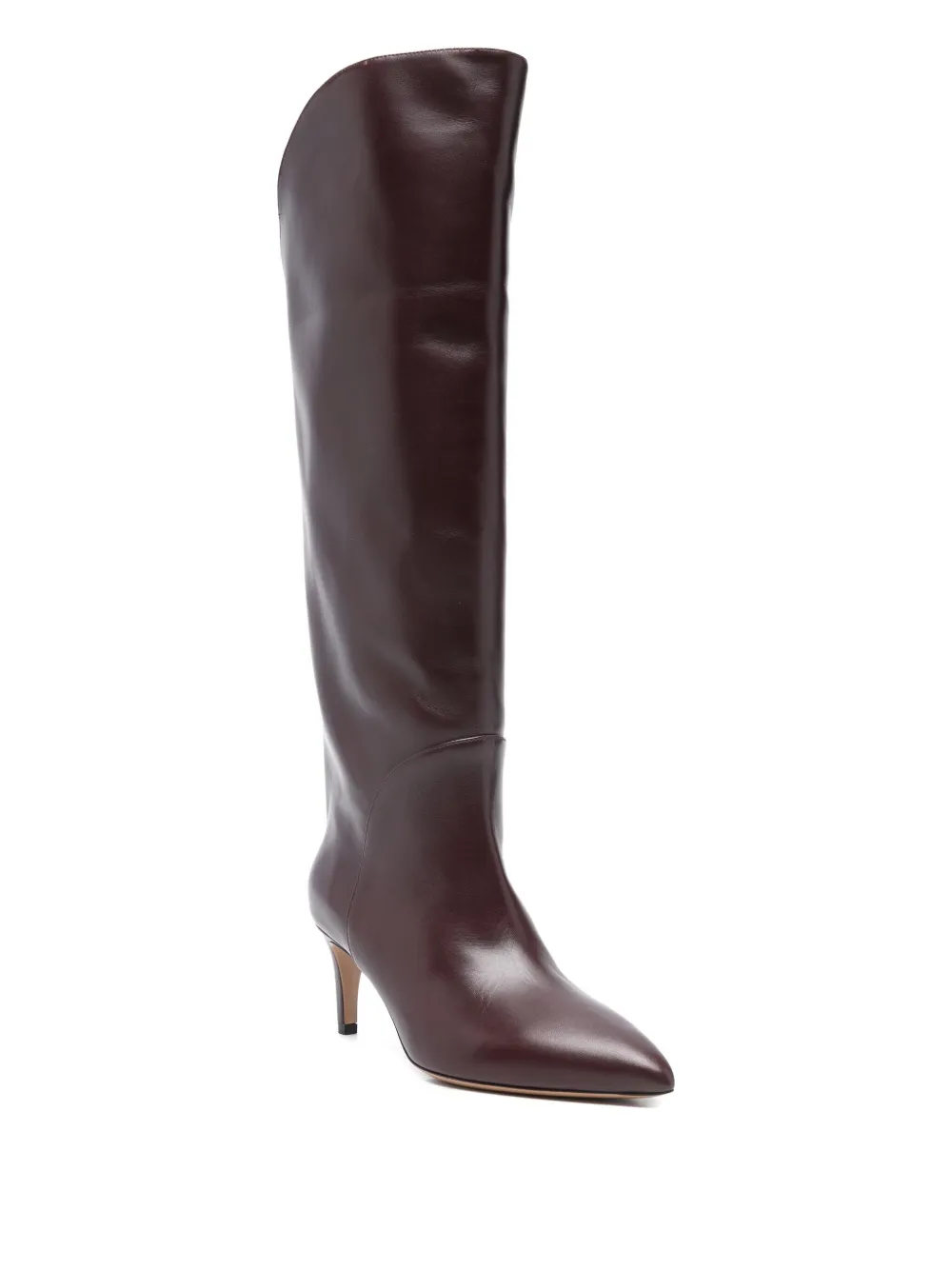 Paris Texas Gaia 60 Leather Knee-high Boots In Red
