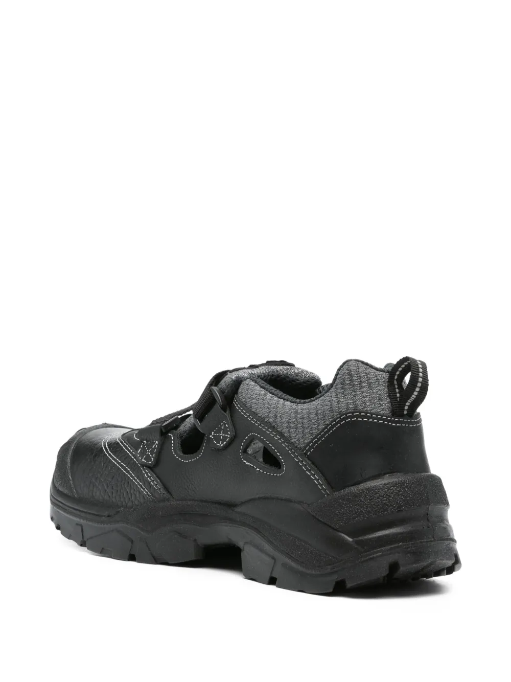 Magliano leather strap sneakers Black
