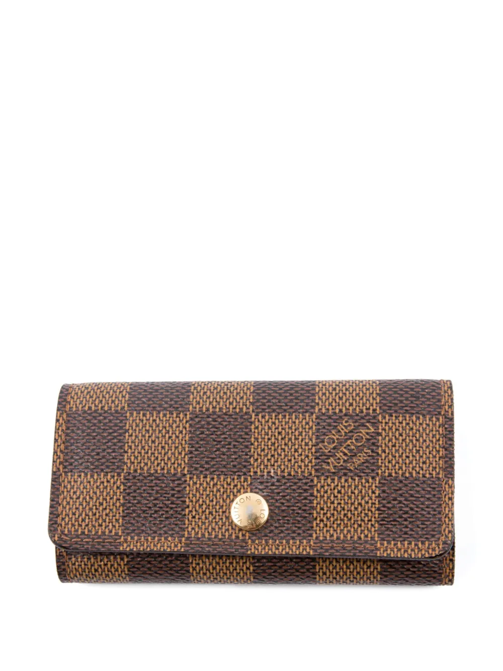 Louis Vuitton Pre-Owned 2000s tri-fold key-case - ブラウン Louis Vuitton Pre-Owned 2000s tri-fold key-case - ブラウン
